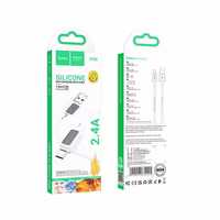 Kaabel USB A to Micro USB Hoco 2,4A 1 m X108 valge