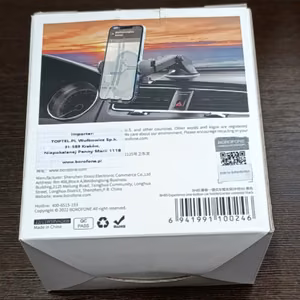 Borofone BH85 Experience Car Holder with Suction Cup Black (Damaged Packaging)