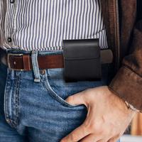 ROYAL universal horizontal leather belt holster size V jaoks SAMSUNG FLIP 1 / 2 / 3 / 4 / HUAWEI P50 Pocket / MOTOROLA RAZR 5G must