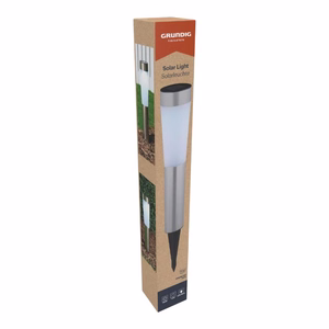 Grundig päikeseenergial töötav LED-aiavalgusti, 7,5x56 cm