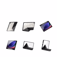 Dux Ducis Magi Ümbris with Stylus Holder jaoks Samsung Galaxy Tab S10 FE/S9/S9 FE - Must