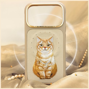 Nimmy Lucky Fashion Cat MagSafe ümbris iPhone 17 Pro pruun