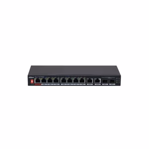 10-Port Unmanaged Desktop Gigabit Switch koos 8-Port PoE