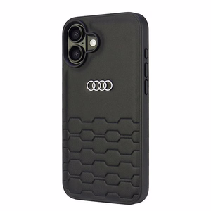 Audi Synthetic Leather iPhone 16 Plus 6.7" must/must hardcase AU-TPUPCIP16M-GT/D2-BK