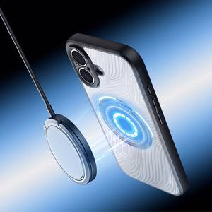 Чехол Dux Ducis Aimo Mag совместимый с MagSafe для iPhone 17 чёрный