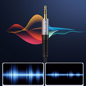 Orico AXRF audio cable mini jack 3.5 mm to 2x RCA female 5 m - black
