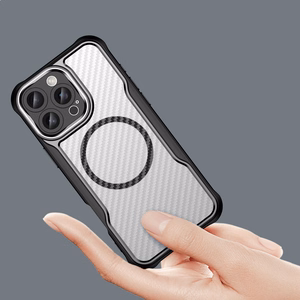 Силиконовый чехол Leading Series MagSafe для iPhone 16 Pro - чёрный