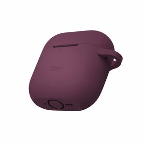 Etteri silikoonümbris AirPods 4 jaoks, tume kirsipunane