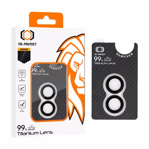 Tempered glass Tel Protect Titanium Lens 99% AR Aramid Series on camera jaoks Iphone 16/16 Plus (lens 2 pcs)