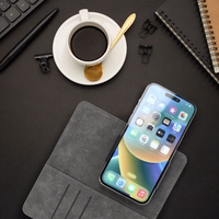 Universal book Ümbris COMMON size XL jaoks SAMSUNG A12 / A13 4G / A34 5G / A02s / XIAOMI Redmi 12 4G / 12C / NOTE 12 4G / 12 PRO 5G OPPO A53s / A72 / A92 must