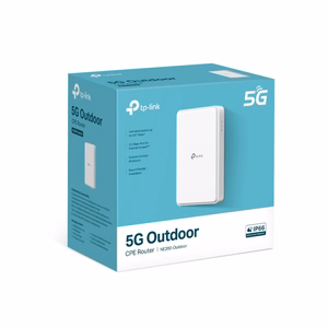 TP-Link 5G Outdoor Router Build-In 5G Modem 5G wireless router 2.5 Gigabit Ethernet valge