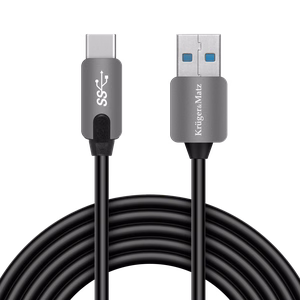 Kruger&Matz USB 3.0 pistik – USB-C pistik kaabel, 5 Gbps, 0,5 m