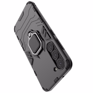 Ring Armor ümbris jaoks Samsung Galaxy S23 armored cover magnetic holder ring must