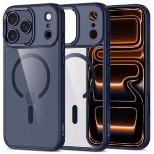 Tech-Protect MagMat MagSafe Ümbris jaoks iPhone 17 Pro Max - Läbipaistev - Navy sinine