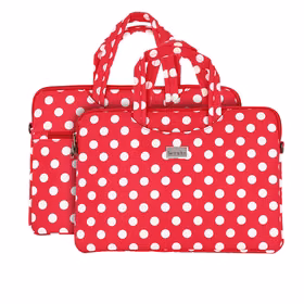 Wonder Briefcase Laptop 13-14 inches punane polka-dot