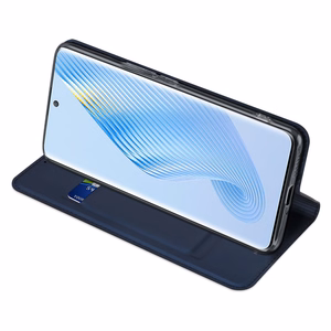 Dux Ducis Skin Pro Ümbris jaoks Honor Magic5 Flip Card Wallet Stand sinine