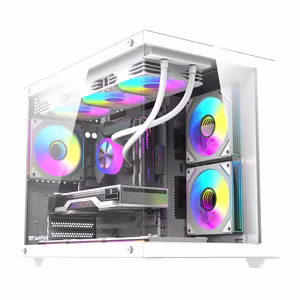 DarkFlash B275 PRO arvutikorpus (valge) + 6 ventilaatorid