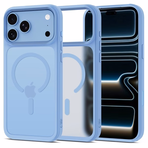 Tech-Protect Magmat Magsafe CC Case for iPhone 18 Pro / 17 Pro - Light Blue Matte