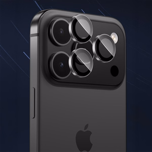 Benks Tempered glass DR Sapphire Lens Protector on camera for Iphone 17 (lens 2 pieces) black