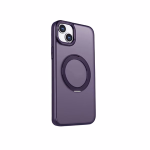 Mag Ring Rotating ümbris jaoks iPhone 15 Pro 6,1" lilla