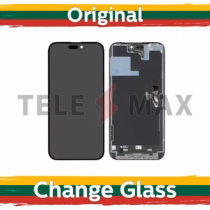 LCD ekraan ühilduv iPhone 15 Pro Max must (Renewed: Telemax)