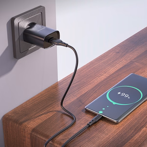 Borofone Wall laadija BN1 Innovative - USB - 2,1A with USB to Type C must