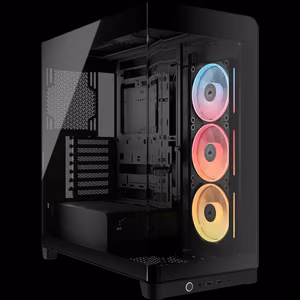 Corsair 4500X LX-R RGB karastatud klaas kesktorni korpus, must