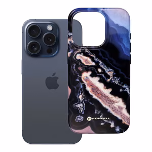 Ümbris jaoks iPhone 15 PRO Forcell F-Protect Mirage compatible with Magsafe Military Drop-Test kuldne island