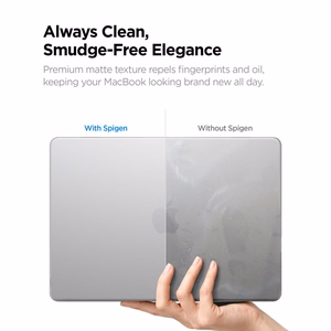Spigen AirSkin ümbris MacBook Air 13" 2023 / 2024 / 2025 / 2026 jaoks – läbipaistev