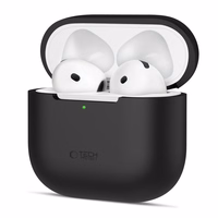 Tech-Protect Silicone Ümbris jaoks Apple AirPods 4 - Must