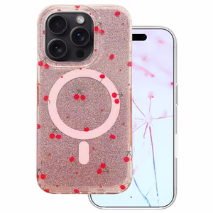 Cherry Mag ümbris iPhone 14 Pro 6,1" jaoks sädelev