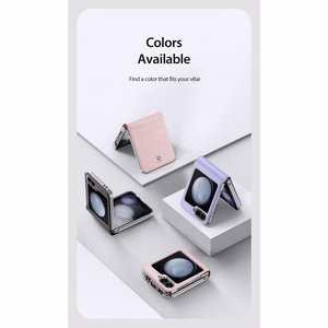 DUX DUCIS case BRIL jaoks SAMSUNG Z Flip6 5G roosa