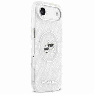 Karl Lagerfeld IML Glitter Karl&Choupette Heads Logo MagSafe Ümbris jaoks iPhone Air - Hall