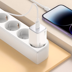 Phone Laadija Hoco USB C QC PD 20W + Kaabel USB C to Lightning N40 valge