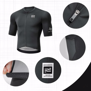 Rockbros 15220032001 ROAD TO SKY men's cycling jersey short sleeve S - black
