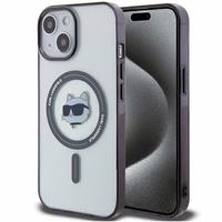 Karl Lagerfeld KLHMP15SHCHNOTK iPhone 15 6.1" läbipaistev hardcase IML Choupette`s Head MagSafe