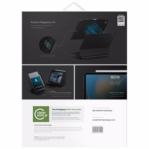 Uniq Axel Ümbris jaoks iPad Air 13" 2024 / 2025 / iPad Pro 13" 2024 - Must