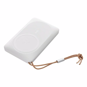 VEGER powerbank 10000 mAh with juhtmevaba charging compatible with MagSafe PD QC3.0 2A 20W MagOn (VP1151 / W1151) valge
