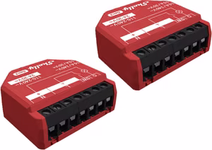 Komplekt of 2 Shelly 1PM Gen3 WiFi/Bluetooth Controllers