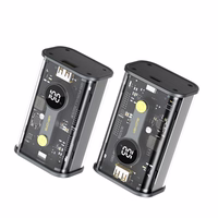 WEKOME WP-333 Vanguard Series - Power bank 10000 mAh Super Charging PD 20W + QC 22.5W (must / läbipaistev)