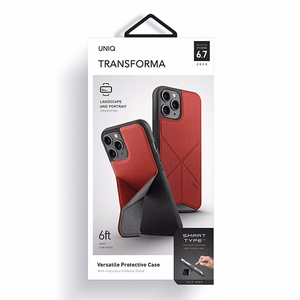 Uniq Transforma ümbris iPhone 12 Pro Max'ile - punane