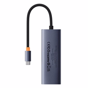 5-in-1 jaotur Baseus UltraJoy Series USB-C to HDMI4K@30Hz+3xUSB 3.0+1xPD (hall)