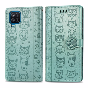 Ümbris Cat-Dog Samsung A346 A34 5G roheline