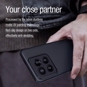 Nillkin Super Frosted Shield Pro Magnetic Ümbris jaoks Xiaomi 14 Pro - must