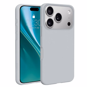 Etteri Silicone Mag ümbris iPhone 17 Pro / 18 Pro jaoks, hõbedane