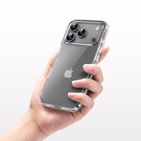 Rock Crystal Shield Series Ümbris jaoks Iphone 17 Pro Max läbipaistev