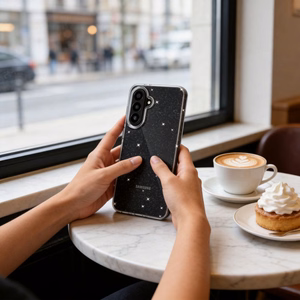 Tech-Protect FlexAir ümbris Samsung Galaxy A27 5G jaoks, läbipaistev sädelusega