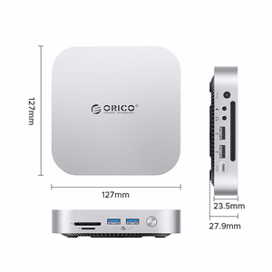 Orico MiniLink 9-in-1 dokkimisjaam M.2 SSD kõvaketta pesaga - hõbedane