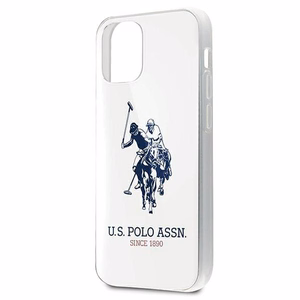 US Polo USHCP12STPUHRWH Shiny Big Logo ümbris seadmele iPhone 12 mini 5.4", valge