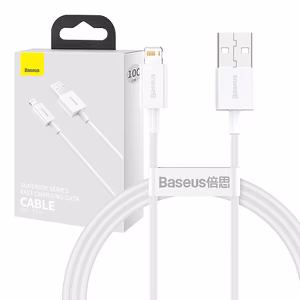 Baseus Superior Series Cable USB to Lightning, 2.4A, 1m (valge)